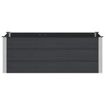 vidaXL Jardinière surélevée Noir 150 x 100 x 54 cm WPC et Aluminium
