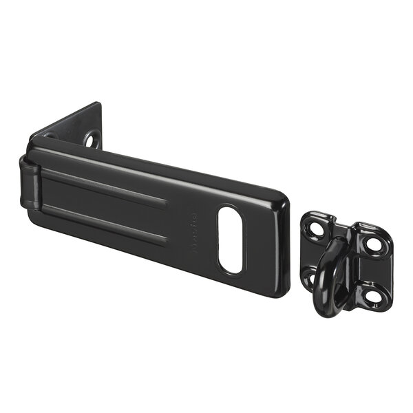 Moraillon pour Verrouillage de Porte Extérieure  11 x 4 4 cm  Noir