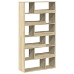 vidaXL Bibliothèque chêne sonoma 100x33x187 5 cm bois d'ingénierie