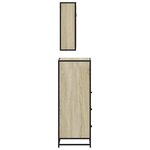 vidaXL Ensemble de meubles de salle de bain 3 Pièces chêne sonoma