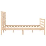 vidaXL Cadre de lit sans matelas 140x200 cm bois massif
