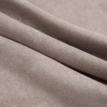 vidaXL Rideaux occultants avec anneaux en métal 2 Pièces Taupe 140x225 cm