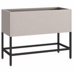 vidaXL Bac de jardin surélevé Rouillé 60 x 26 x 45 cm Acier patiné