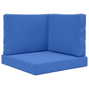 vidaXL Coussin de canapé d'extérieur Polyester Bleu royal 60 x 60 cm