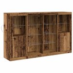 vidaXL Buffet Bois ancien 163 x 37 x 100 cm Bois d'ingénierie