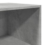 vidaXL Buffet haut gris béton 45x41x185 cm bois d'ingénierie