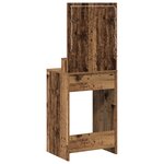 vidaXL Coiffeuse Bois Ancien 50 x 41 x 135 cm Bois d'ingénierie