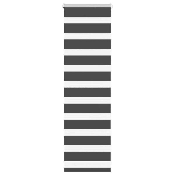 vidaXL Store zèbre noir 55x100 cm largeur du tissu 50 9 cm polyester