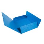 Chemise à élastique Scotten, carton, A4, bleu EXACOMPTA
