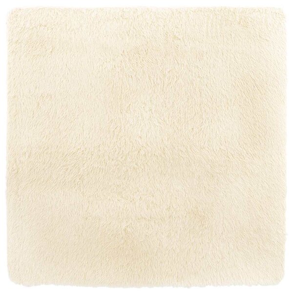 vidaXL Tapis shaggy à poils longs NAVARRA crème 240x240 cm polyester