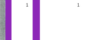 Lot de 10 Bloc vendeur 100 feuillets 60 x 135 mm Violet ELVE