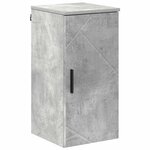 vidaXL Cabinet de salle de bain Gris béton 30 x 31 5 x 61 cm