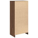 vidaXL Armoire tiroir chêne marron 55 5x34x119 5 cm bois d'ingénierie