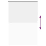 vidaXL Store enrouleur occultant largeur du tissu 151 6 cm polyester