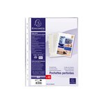 Sachet 10 pochettes perfo. PVC 8/100° EXACOMPTA