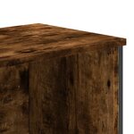 vidaXL Bibliothèque chêne fumé 80x31x169 cm bois d'ingénierie