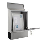Boîte Aux Lettres Rottner Libro Inox Serrure À Clé