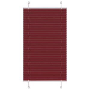 vidaXL Store plissé rouge bordeaux 75x100 cm largeur du tissu 74 4 cm