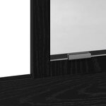 vidaXL Coiffeuse Chêne noir 100 x 41 x 140 cm Bois d'ingénierie