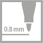 STABILO Pochette x 4 stylos-feutres pointMax