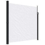 vidaXL Auvent latéral rétractable blanc 200x600 cm