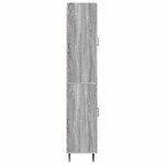 vidaXL Ensemble de Meubles 2 Pièces Sonoma gris 66 x 34 5 x 89 5 cm