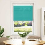 vidaXL Store plissé vert pétrole 80x100 cm largeur du tissu 79 4 cm