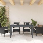 vidaXL Table de patio Anthracite 180 x 80 x 74 cm