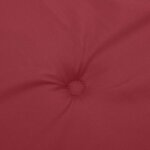 vidaXL Coussin de banc de jardin rouge bordeaux 180x50x3 cm
