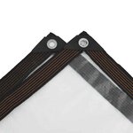 vidaXL Housse de protection plantes avec œillets 2x6 m polyéthylène