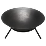Perel Bol à feu 56x26 cm Noir