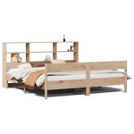 vidaXL Lit bibliothèque sans matelas 180x200 cm bois massif de pin