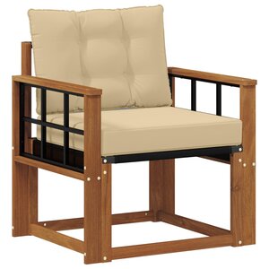 vidaXL Canapé d’extérieur Bois d'Acacia Massif Naturel