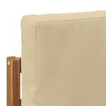 vidaXL Ensemble de canapés d'extérieur 5 pc Naturel