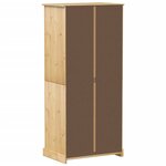vidaXL Garde-robe Corona 76x50x170 cm bois de pin massif