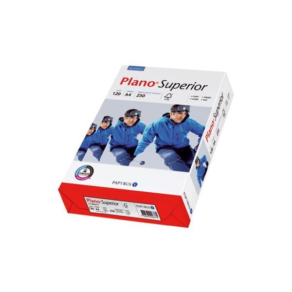 Ramette 250F Papier universel Plano Superior A4 120 g Blanc PAPYRUS