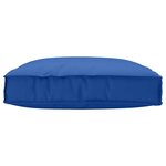 vidaXL Coussin pour assise de palette Bleu royal 80 x 80 x 12 cm