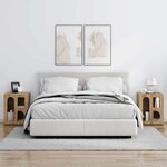 vidaXL Table de chevet 2 Pièces Chêne artisanal 40 x 35 x 50 cm