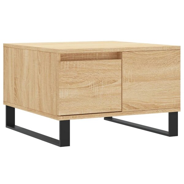 vidaXL Table basse chêne sonoma 55x55x36 5 cm bois d'ingénierie