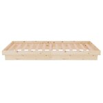 vidaXL Cadre de lit sans matelas bois massif