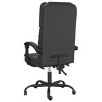 Fauteuil de massage inclinable de bureau informatique étude similicuir noir 02_0025415
