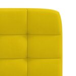 vidaXL Chaises à manger lot de 6 jaune velours