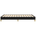 vidaXL Cadre de lit noir 120x190 cm tissu