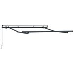 vidaXL Cadre d'auvent manuel rétractable 2 5x2 m en métal