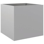 vidaXL Jardinière argenté 42x40x39 cm acier galvanisé
