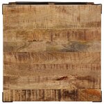 vidaXL Table basse avec tiroirs 50x50x40 cm bois de manguier massif