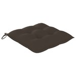 vidaXL Ensemble à manger d'extérieur pliable 5Pièces avec coussins Bambou