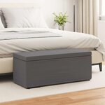 vidaXL Tabouret Gris 101 x 41 x 40 cm