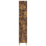 vidaXL Ensemble de Meubles 2 Pièces Chêne fumé Bois d'ingénierie