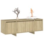 vidaXL Meuble TV chêne sonoma 120x30x40 5 cm bois d'ingénierie